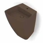 حوض غسيل سيراميكي حديث التصميم مثبت على الحائط، صنع في إيطاليا، جوران Viadurini