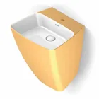 حوض غسيل سيراميكي حديث التصميم مثبت على الحائط، صنع في إيطاليا، جوران Viadurini