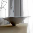 حوض غسيل بتصميم عصري يدعم شكل ورقة نبات الفاروجليوم Viadurini