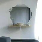 حوض غسيل بتصميم عصري يدعم شكل ورقة نبات الفاروجليوم Viadurini