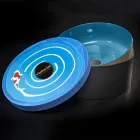 حوض غسيل أزرق للحمام مصنوع من الطين المقاوم للحرارة - تاتيانا Viadurini