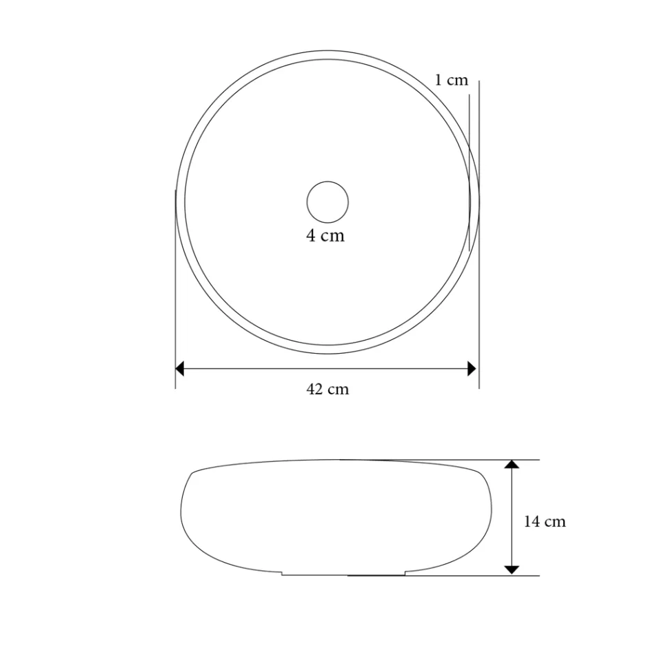 حوض غسيل حمام من الطين الحراري، صنع في إيطاليا - دييغو Viadurini