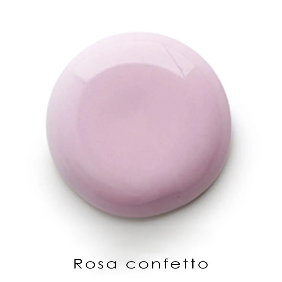 حوض غسيل حمام قائم بذاته باللون الأبيض والسيراميك الملون 42 سم - ميريديانو Viadurini