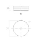حوض حمام من الخزف الحجري المصنوع يدويًا في إيطاليا - دارتس Viadurini