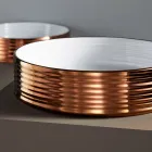 حوض حمام من الخزف الحجري المصنوع يدويًا في إيطاليا - دارتس Viadurini