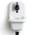 حوض غسيل حمام معلق على الحائط بتصميم عصري من السيراميك الملون، ٢٦ سم - الأردن Viadurini