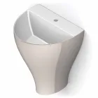 حوض حمام حديث من السيراميك معلق على الحائط، صنع في إيطاليا، فيوريلو Viadurini