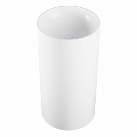 حوض غسيل أرضي أسطواني قائم بذاته، صنع في إيطاليا، رومو Viadurini