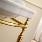 حوض غسيل كونسول مع وعاء سيراميك مزدوج، صنع في إيطاليا فينتاج - بولينا Viadurini