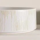 حوض غسيل للحمام من البورسلين الحجري الإيطالي - مغلف Viadurini