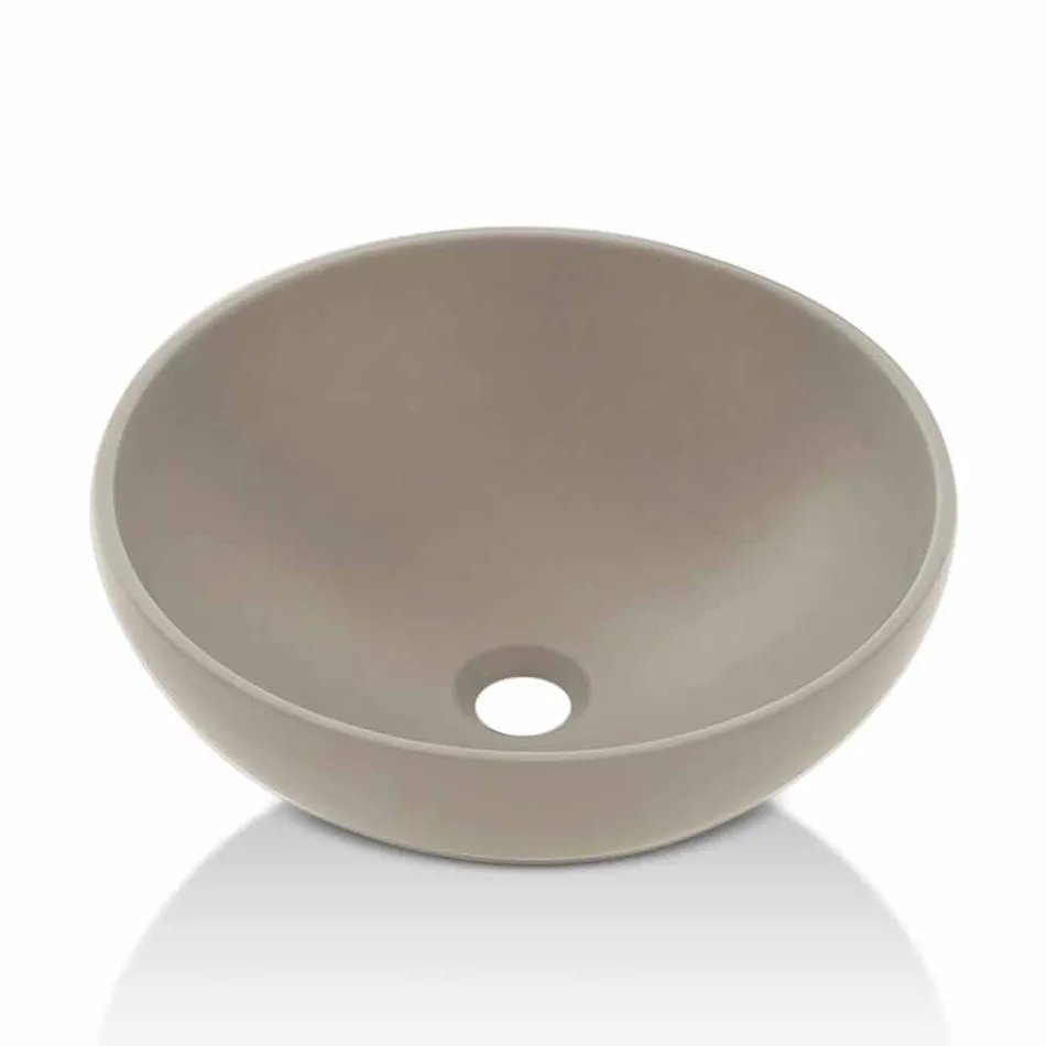 حوض غسيل عصري بتصميم راتنجي، صنع في إيطاليا - كافان Viadurini