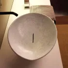 حوض غسيل من السيراميك الأبيض بتصميم جلد الثعبان مصنوع في إيطاليا Viadurini