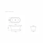 Fully brass Calla design support washbasin Viadurini