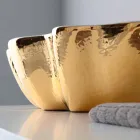 حوض غسيل سيراميك بتصميم عصري مصنوع في إيطاليا مكعب Viadurini