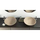 حوض غسيل دائري حديث قائم بذاته، صنع في إيطاليا، دوناس Viadurini