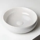 حوض مطبخ من طين راكو مع لمعان معدني متشقق - بريزما Viadurini