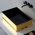 حوض غسيل من السيراميك ثنائي اللون من إنتاج شركة ديبورا الإيطالية Viadurini