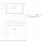 حوض غسيل سيراميكي مصنوع في إيطاليا، فيفيانو Viadurini