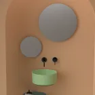 حوض غسيل سيراميكي منضدي بتشطيبات مختلفة صنع في إيطاليا - كرات Viadurini