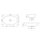 حوض غسيل سطح العمل من السيراميك اللامع أو غير اللامع صنع في إيطاليا - فيري Viadurini