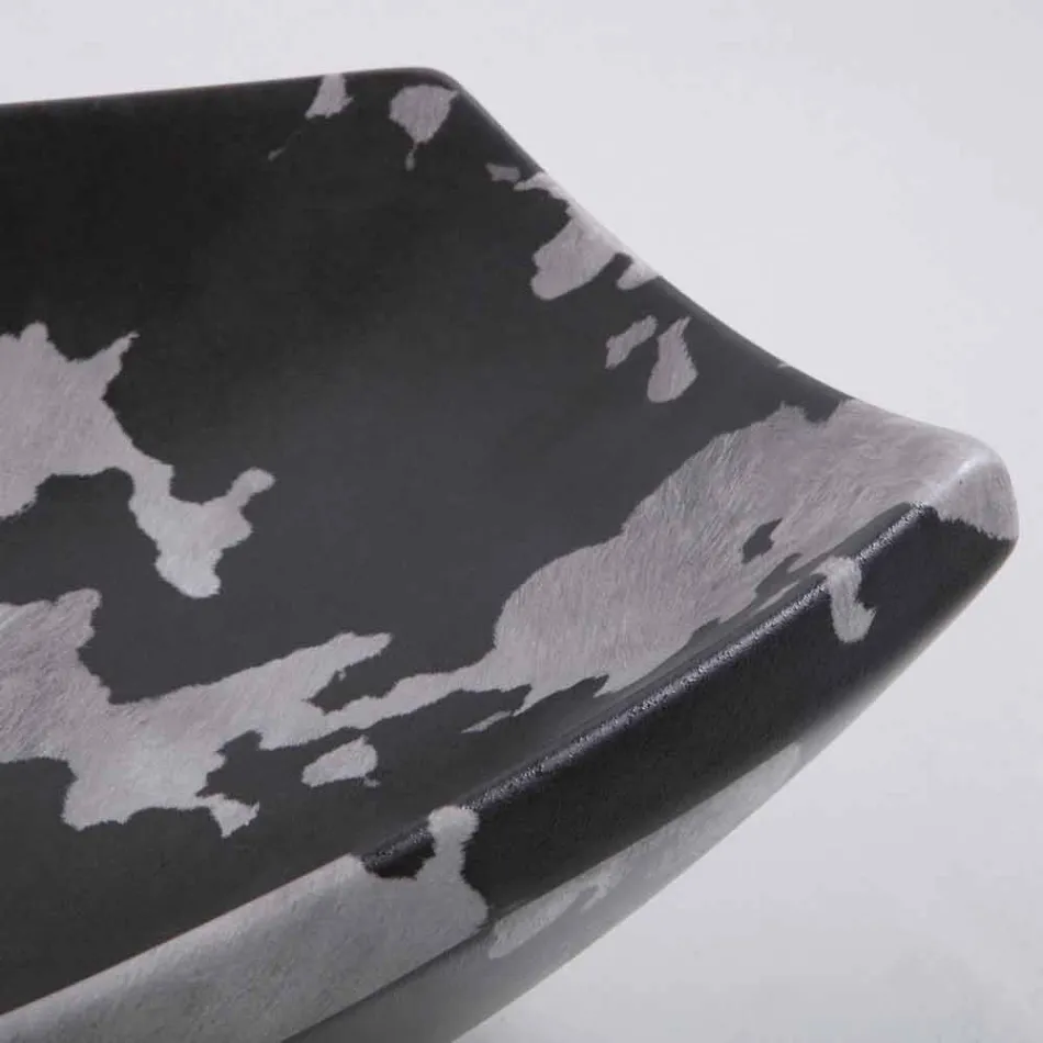 حوض غسيل من السيراميك المنقط بتصميم إيطالي الصنع من لورا Viadurini