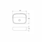 حوض غسيل سيراميكي حديث مصنوع في إيطاليا، جايولا Viadurini