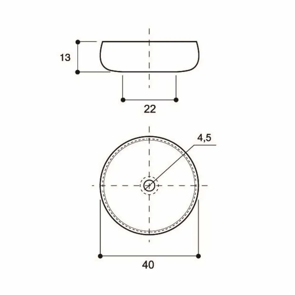 حوض غسيل من السيراميك من راكو، مصنوع يدويًا في إيطاليا، رامون Viadurini