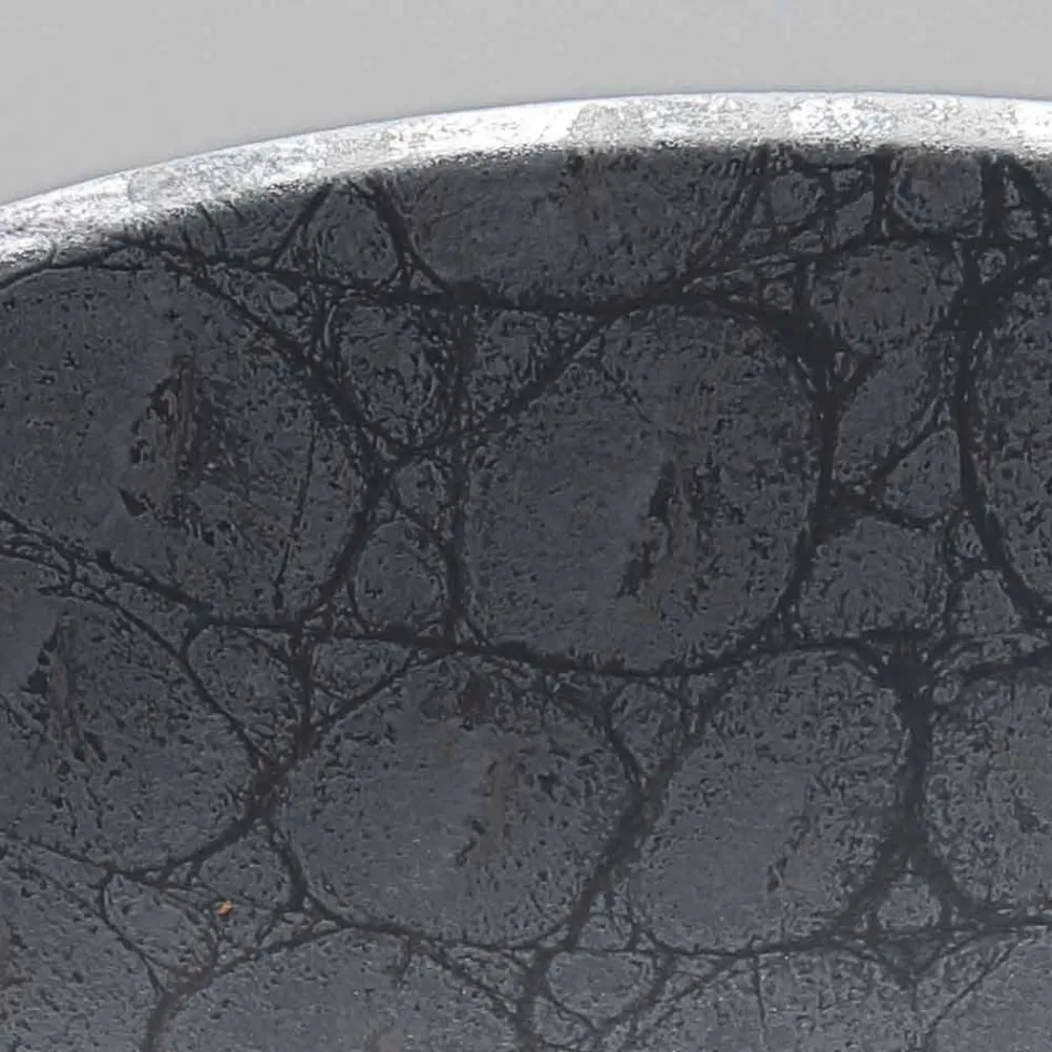 حوض غسيل من السيراميك الرمادي المطبوع بجوز الهند، صنع في إيطاليا لامع Viadurini