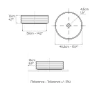 حوض مطبخ من الخزف الحجري مع حافة مطلية بالمينا - اهتزاز Viadurini