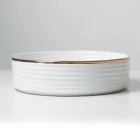 حوض مطبخ من الخزف الحجري مع حافة مطلية بالمينا - اهتزاز Viadurini