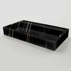 حوض مطبخ من الخزف الحجري ذي مظهر الرخام، صنع في إيطاليا - سيرفيا Viadurini