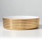 حوض غسيل يُوضع على سطح الطاولة، مصنوع من الخزف الحجري المتموج، صنع في إيطاليا - فيبرازيوني Viadurini