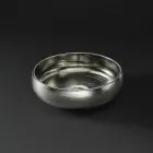 حوض غسيل من طين راكو بلمسة نهائية بلاتينية، صنع في إيطاليا - ريبانو Viadurini