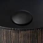 حوض غسيل منضدي من الطين الأحمر الطبيعي المصقول يدويًا من Balance Viadurini