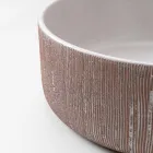 حوض غسيل منضدي من الطين الأحمر الطبيعي المصقول يدويًا من Balance Viadurini