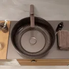 حوض مطبخ مطلي بالراتنج ومطلي بالزجاج الفينيسي - إكسلسيور Viadurini