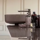 حوض مطبخ مطلي بالراتنج ومطلي بالزجاج الفينيسي - إكسلسيور Viadurini