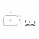 حوض غسيل سيراميكي من Leivi مصنوع في إيطاليا بطول 35 سم Viadurini