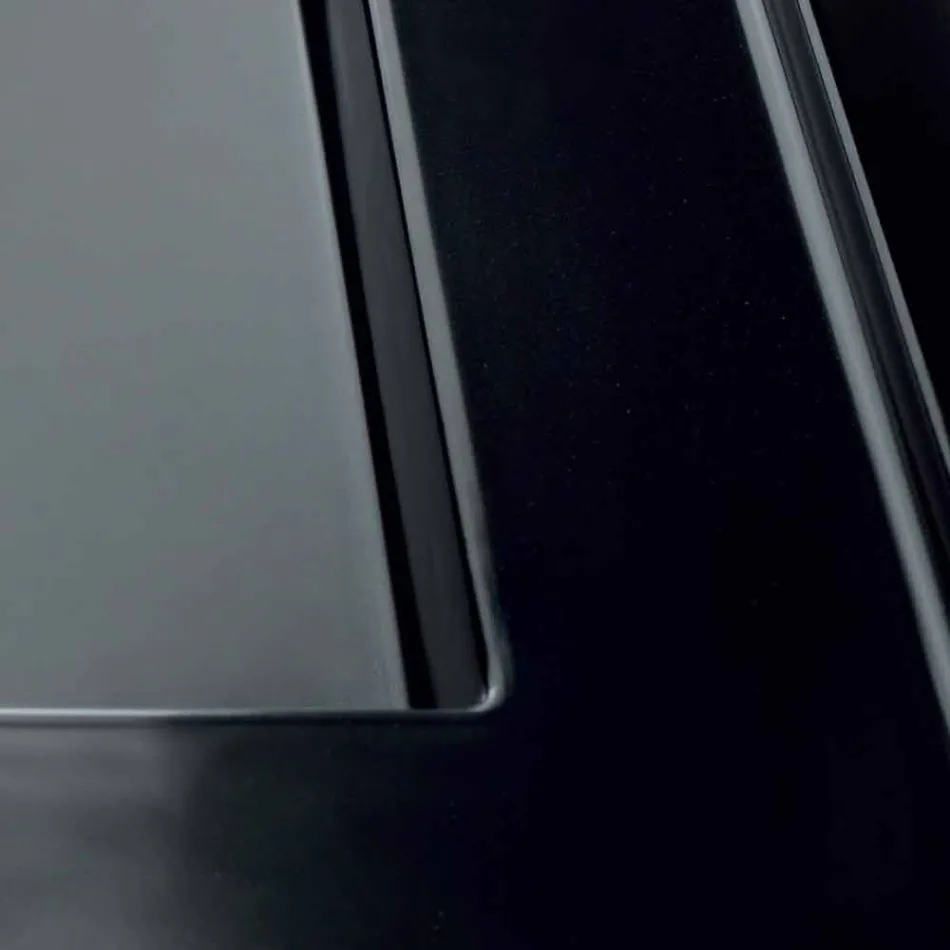 حامل حوض غسيل سيراميك أسود حديث أيقونة أليس سيراميك Viadurini