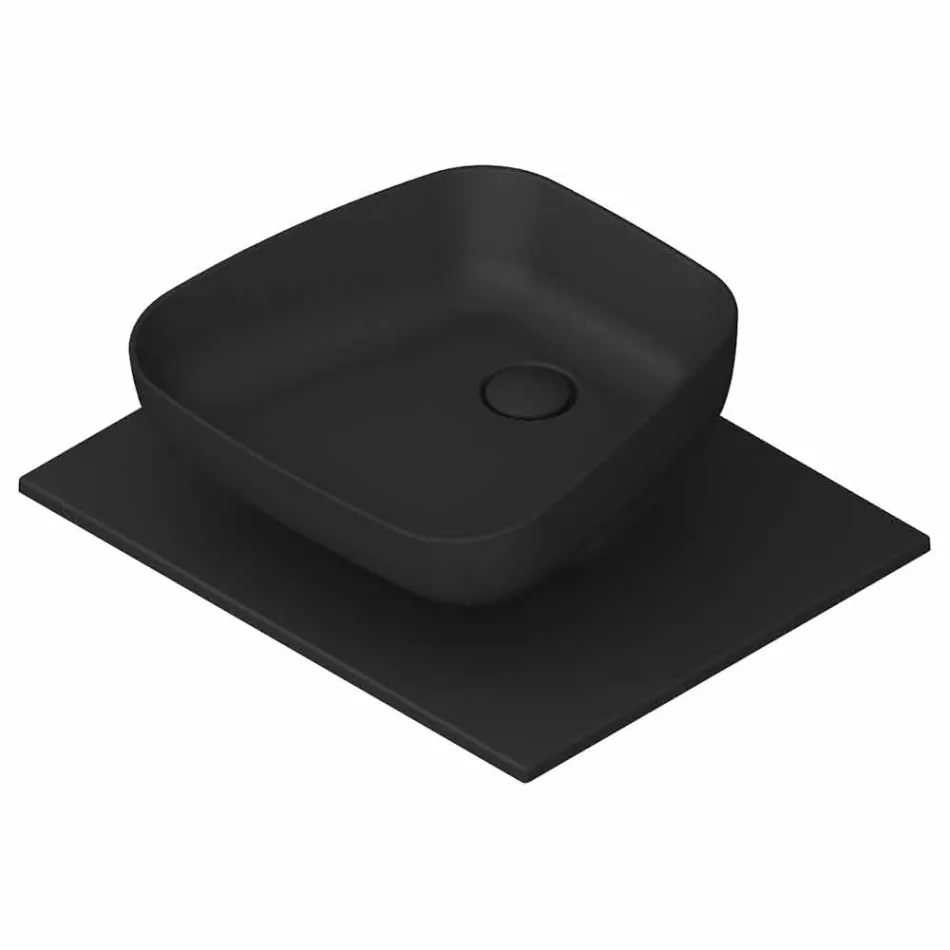 حوض غسيل سيراميك حديث مصنوع في إيطاليا، ريالي Viadurini