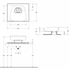حوض غسيل سيراميك حديث مصنوع في إيطاليا، ريالي Viadurini