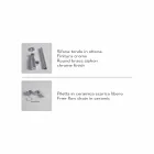 حوض غسيل مستطيل الشكل من السيراميك مصنوع في إيطاليا - Act Viadurini