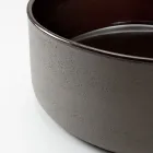 حوض غسيل يُوضع على سطح الطاولة، مصنوع من الطين الطبيعي، بتشطيبات متنوعة - بالانس Viadurini