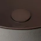 حوض غسيل يُوضع على سطح الطاولة، مصنوع من الطين الطبيعي، بتشطيبات متنوعة - بالانس Viadurini