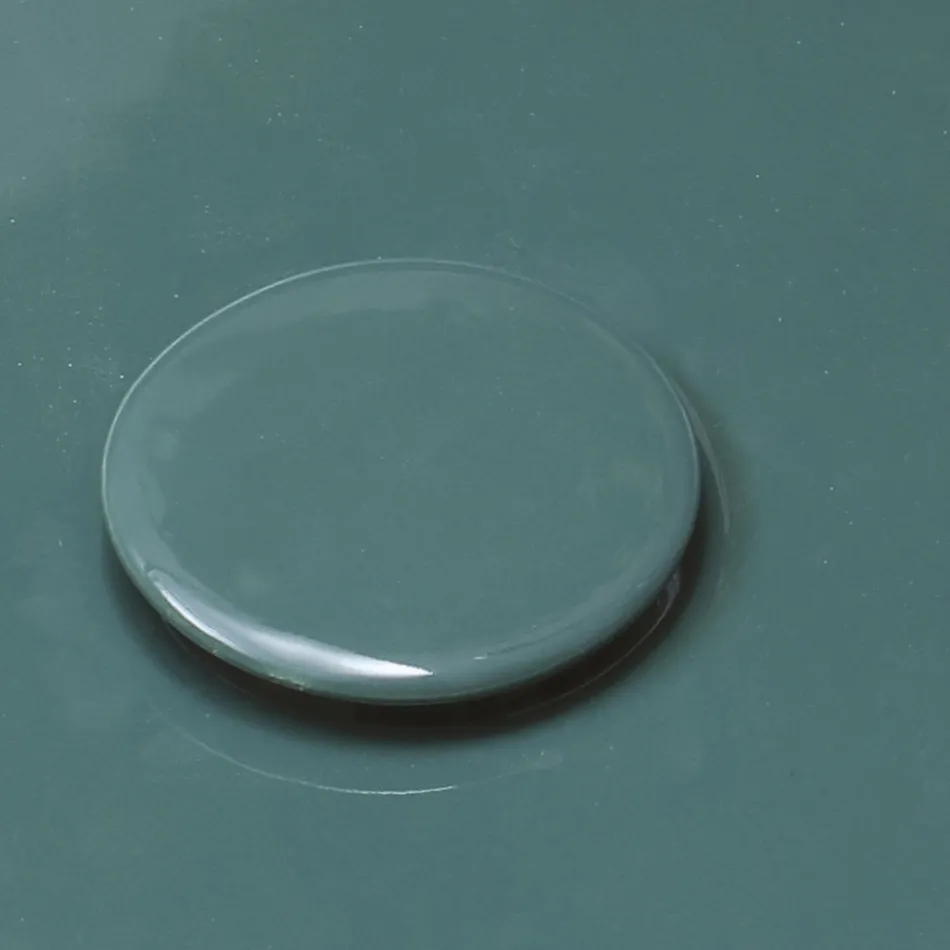 حوض غسيل دائري من السيراميك اللامع، صنع في إيطاليا - كانديتو Viadurini