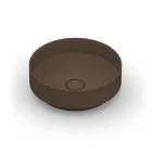 حوض غسيل دائري حديث من السيراميك مصنوع في إيطاليا، يوئيل Viadurini