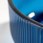 حوض غسيل دائري من زجاج بليسيه فينيسي، صنع في إيطاليا - زركون Viadurini