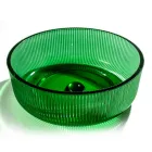 حوض غسيل دائري من زجاج بليسيه فينيسي، صنع في إيطاليا - زركون Viadurini