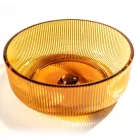 حوض غسيل دائري من زجاج بليسيه فينيسي، صنع في إيطاليا - زركون Viadurini