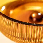 حوض غسيل دائري من زجاج بليسيه فينيسي، صنع في إيطاليا - زركون Viadurini